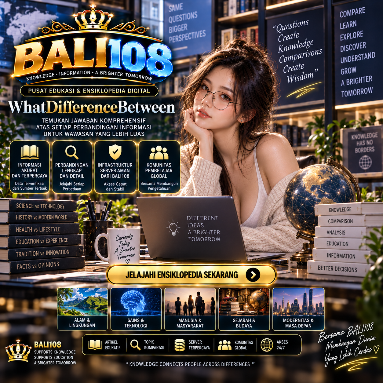 Portal ensiklopedia digital WhatDifferenceBetween didukung BALI108